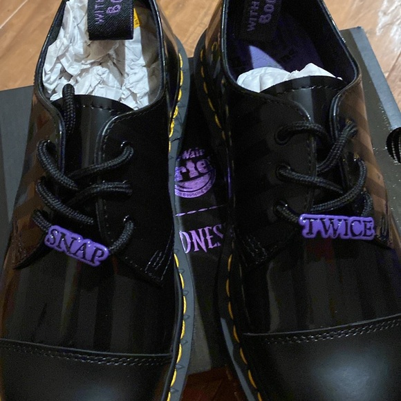 NEW in box Dr. Martens 1461 Bex WEDNESDAY PLATFORM SHOES, size US 8 - Picture 3 of 17